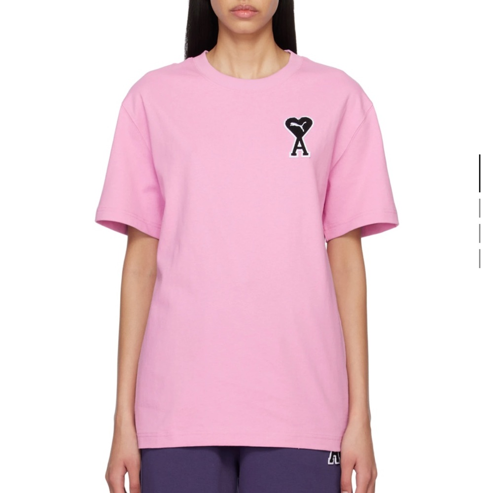 Alexander Ami Mattiussi X Puma pink oversized T-shirt